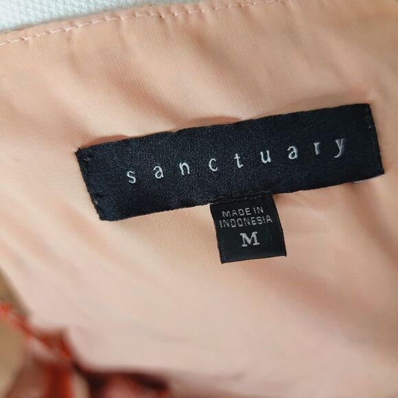 Sanctuary Orange Mosaic Dress Medium - Picture 7 of 8